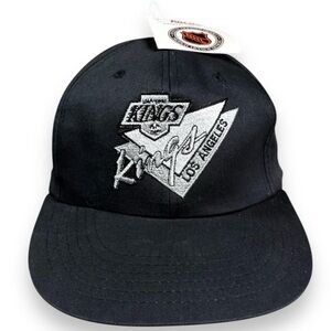 Vintage 90s Los Angeles LA Kings NHL Hockey Krystal Snapback Hat Cap New Eazy E